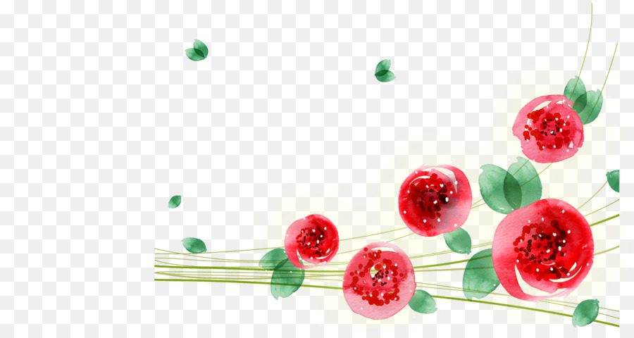 Aquarell-Malerei-Grafik-design Computer-Datei - Blumen,Muster,Schattierung,Blume vine