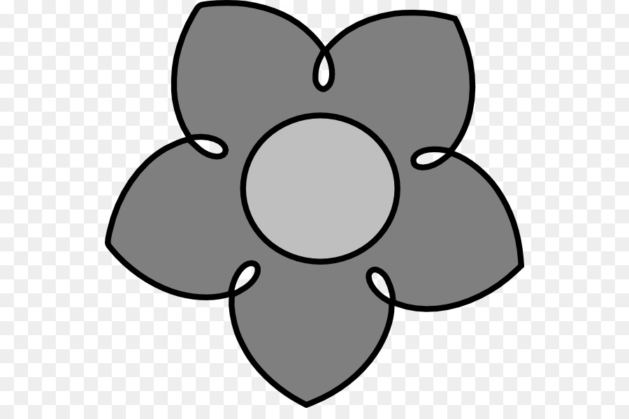 Blume Grau Computer-Icons Clip art - nachvollziehbar Rosen