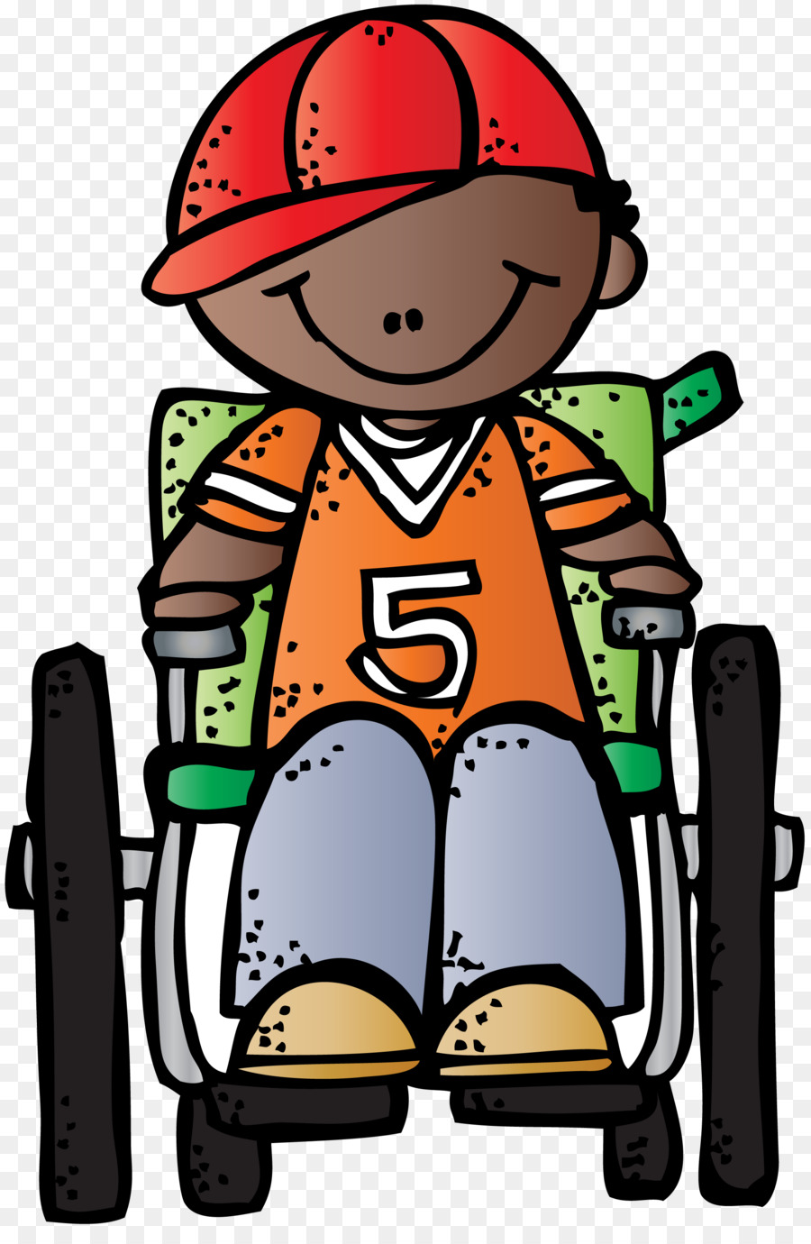 Sedia a rotelle Disabilità Bambino Clip art - melonheadz matita clipart