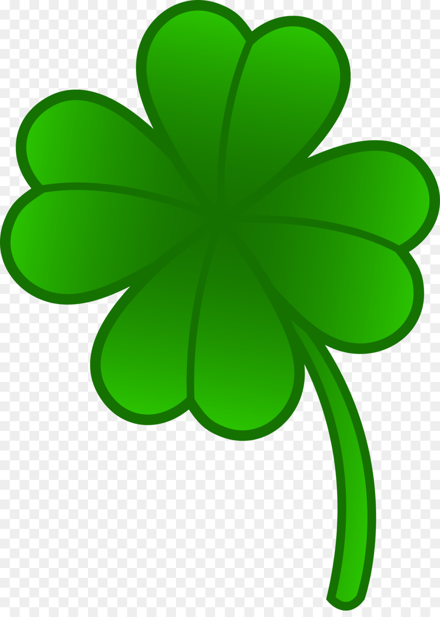 Vier-Blatt Klee kleeblatt St. Patrick ' s Tag clipart - Klee Mit Vier Blättern Clipart
