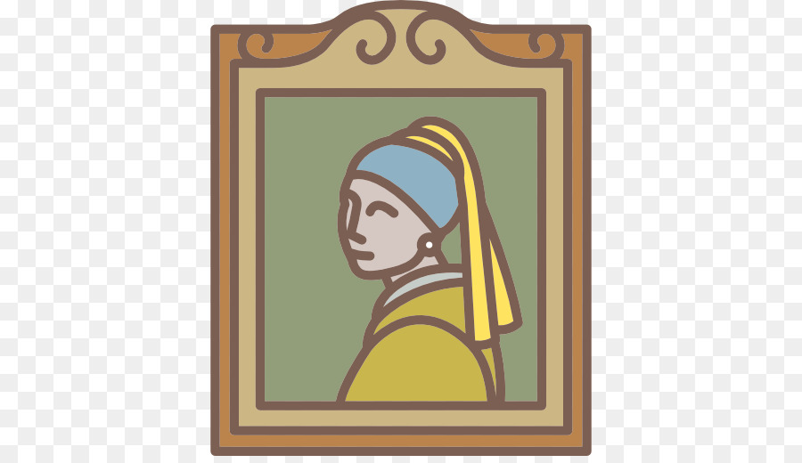 Skalierbare Vektor-Grafik-Malerei-Computer-Icons Herunterladen - Porträt einer Frau
