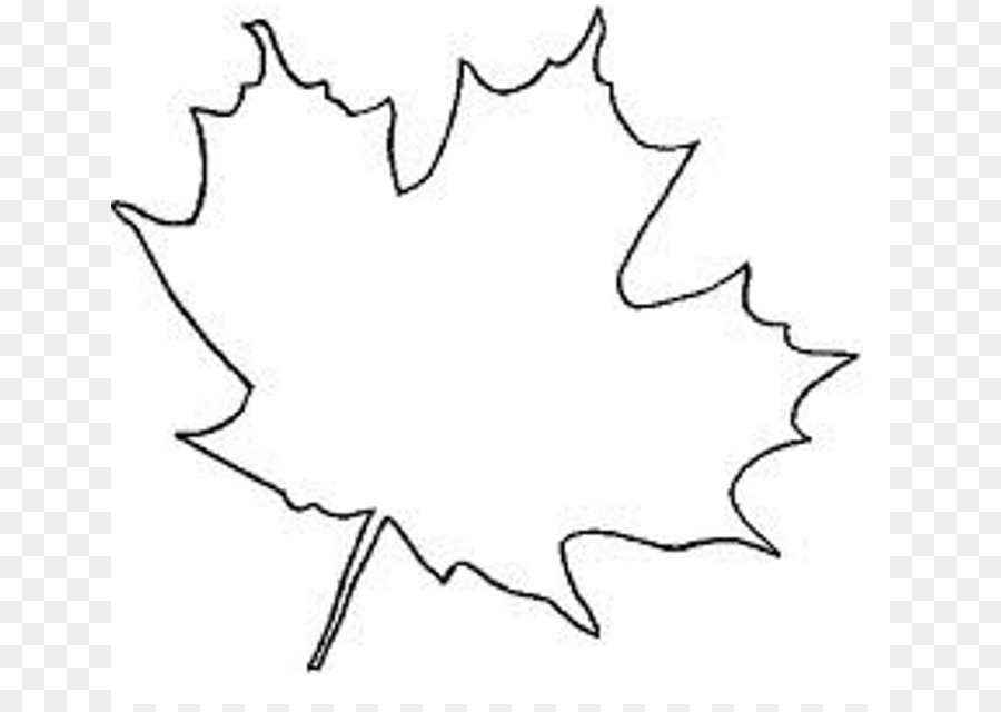 maple leaf outline clipart
