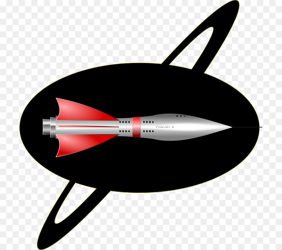 1950er-Jahre-Raumschiff-Rakete-clipart - cartoon Raum Schiffe