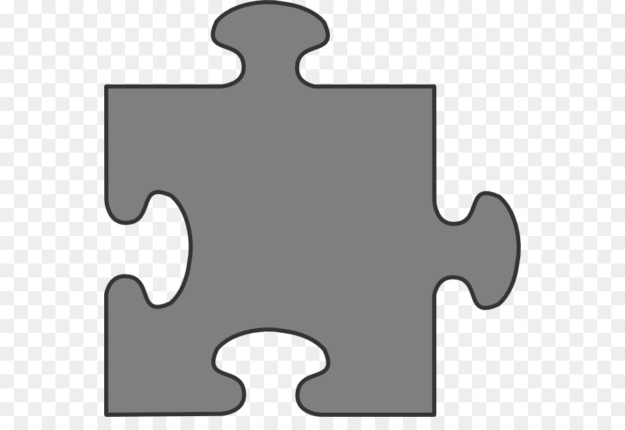 Jigsaw Puzzle Clip art - vettore di pezzo di puzzle