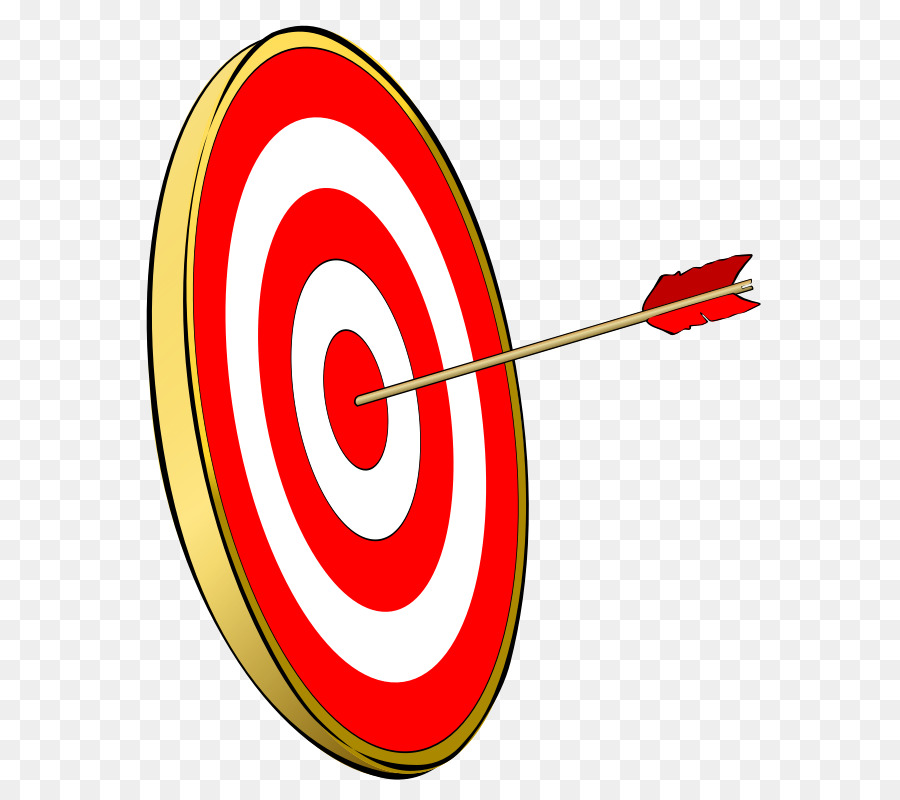 Bullseye Hoạt hình Cung tên Bắn mục tiêu Clip nghệ thuật - đỏ bò mắt
