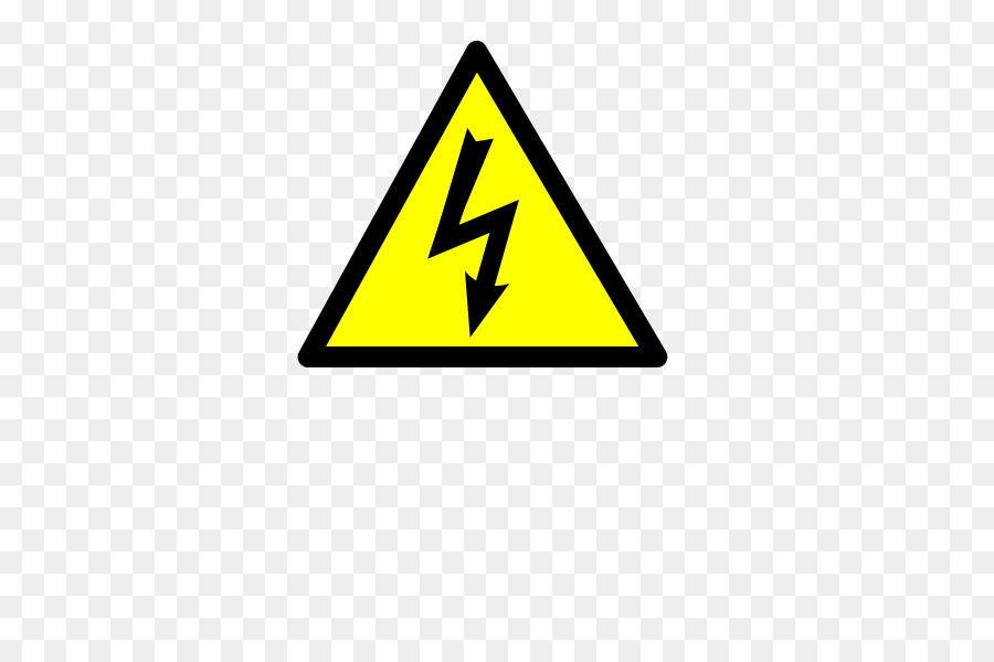 Etichetta di avvertimento simbolo di Pericolo segnale di Avvertimento - Elettricità Foto