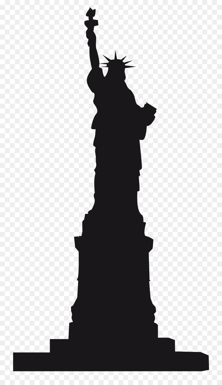 Freiheitsstatue, Denkmal, Wahrzeichen - Freiheitsstatue silhouette