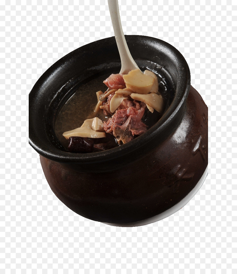 Costine di maiale Zuppa di Funghi Piatti di Carne - Coccio di zuppa di funghi costole