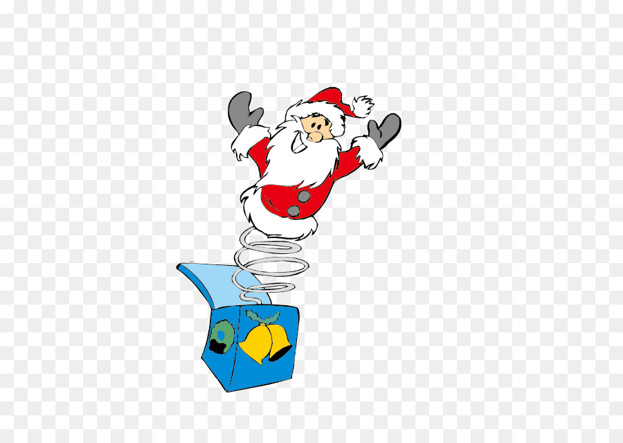 Santa Claus Giáng sinh Clip nghệ thuật - Santa Claus hộp quà Véc tơ