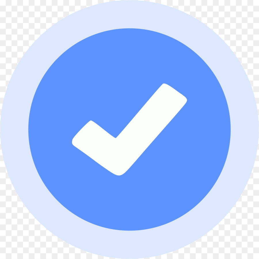 Facebook Social media Verificato distintivo Logo Vanity URL - blu segno di spunta