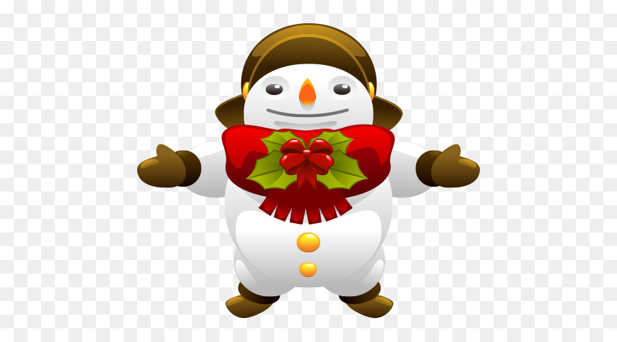 Di natale babbo Natale Pupazzo di neve Royalty-free - Simpatico Babbo Natale e pupazzo di neve, vettore materiale