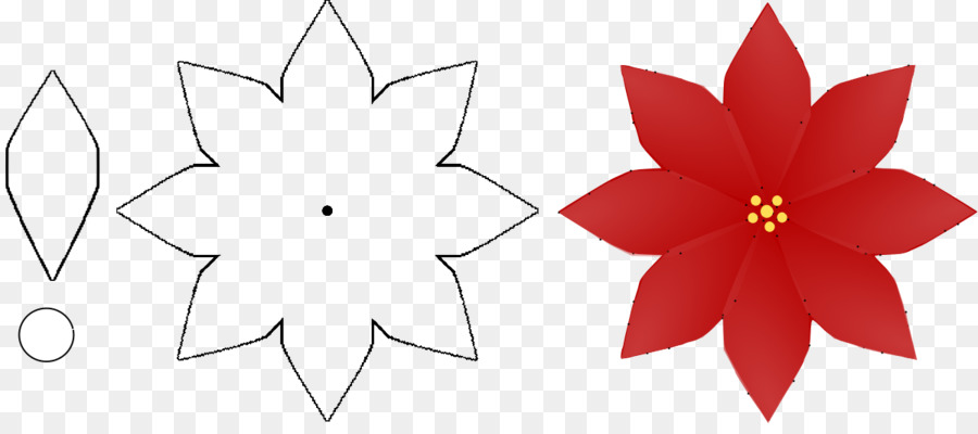 Fiore stella di natale di Natale Modello Clip art - Di Natale Poinsettia Immagini