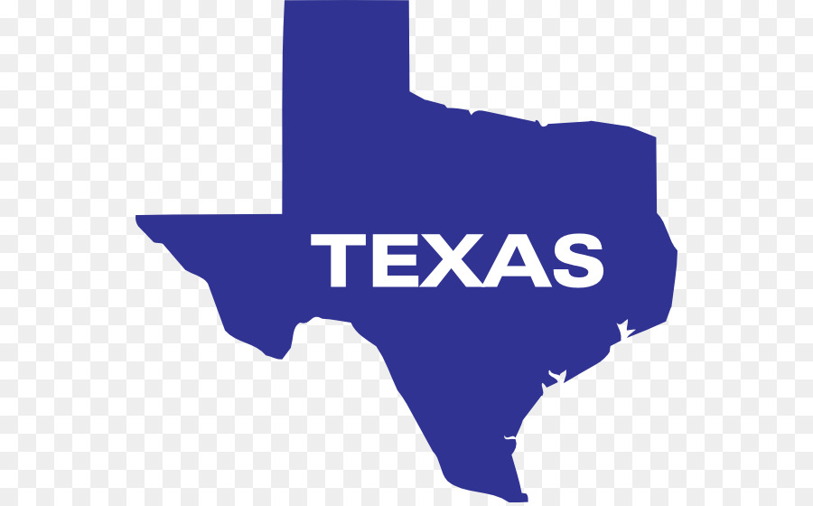 Kunst, Texas, Vektor-Karte-clipart - Umriss des Staates texas