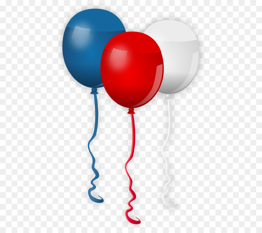 Vereinigte Staaten Ballon-Independence Day Clip art - rot weiß cliparts