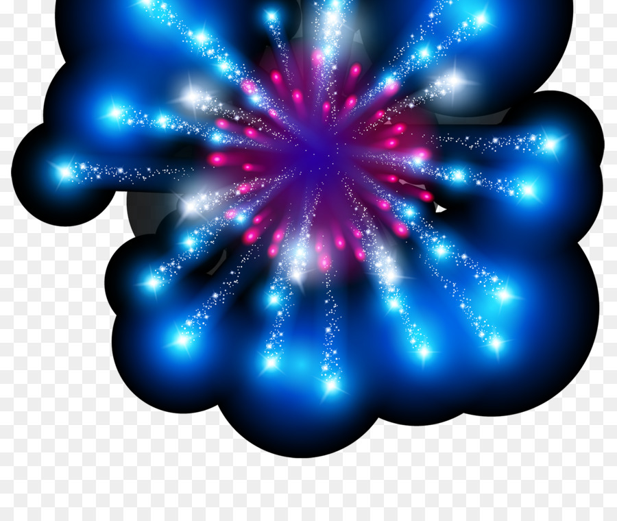 Licht Feuerwerk - Blau, Feuerwerk, Flamme, Licht-Effekt-Element
