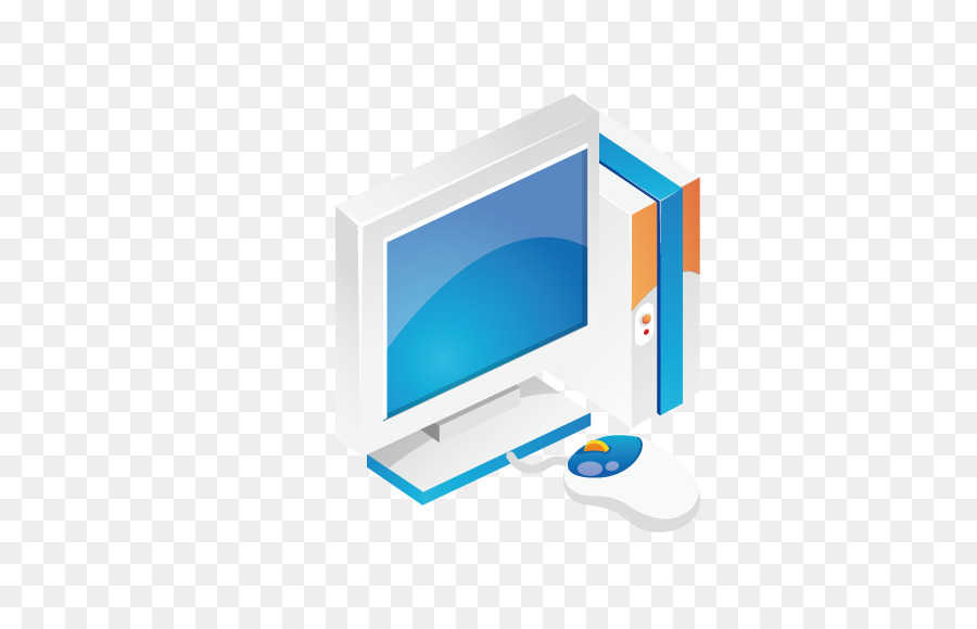 Monitor di Computer Grafica Carte e Schede Video dispositivo di Visualizzazione - LCD del computer cartoon