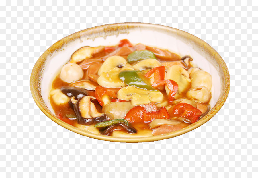 Curry rosso cucina Vegetariana, Ricetta di Pesce - Brasato Di Funghi Doni