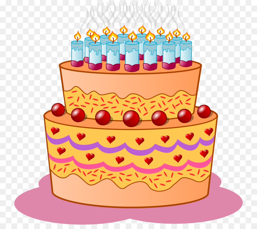 Geburtstag Kuchen Cupcake clipart - Gratis Kuchen-Vektor
