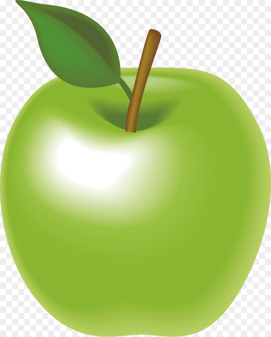 Granny-Smith-Apfel Animation - Grüner Apfel Vektor