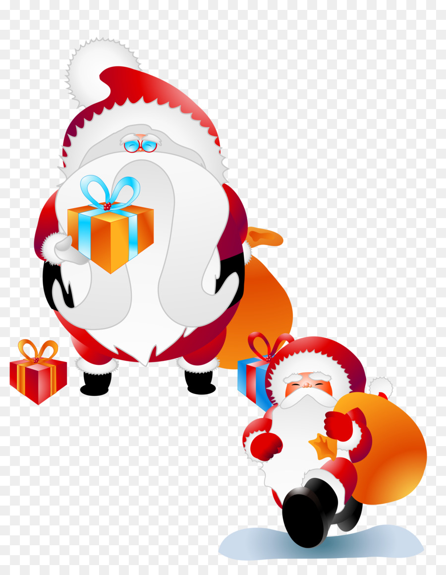 Santa Claus Heiligabend - Geschenk Santa Claus
