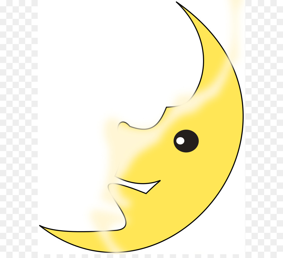 Moon Lunar eclipse Clip-art - grinsenden smiley