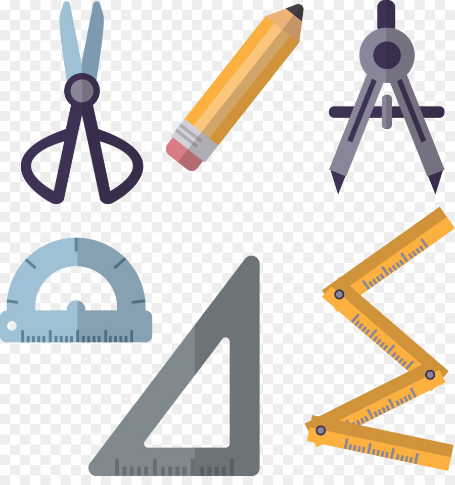 Architektur-Zeichnung Tool - Vektor-illustration learning-tools