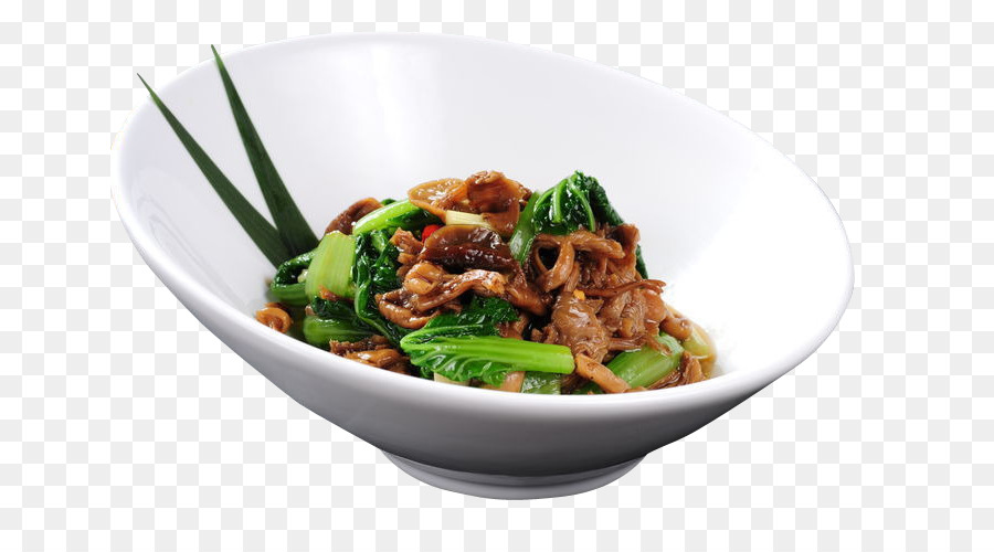 Phat-si-io, Zweimal gekochtes Schweinefleisch Chow-mein-amerikanischen chinesischen Küche Bok choy - Grau Pilz-Kohl