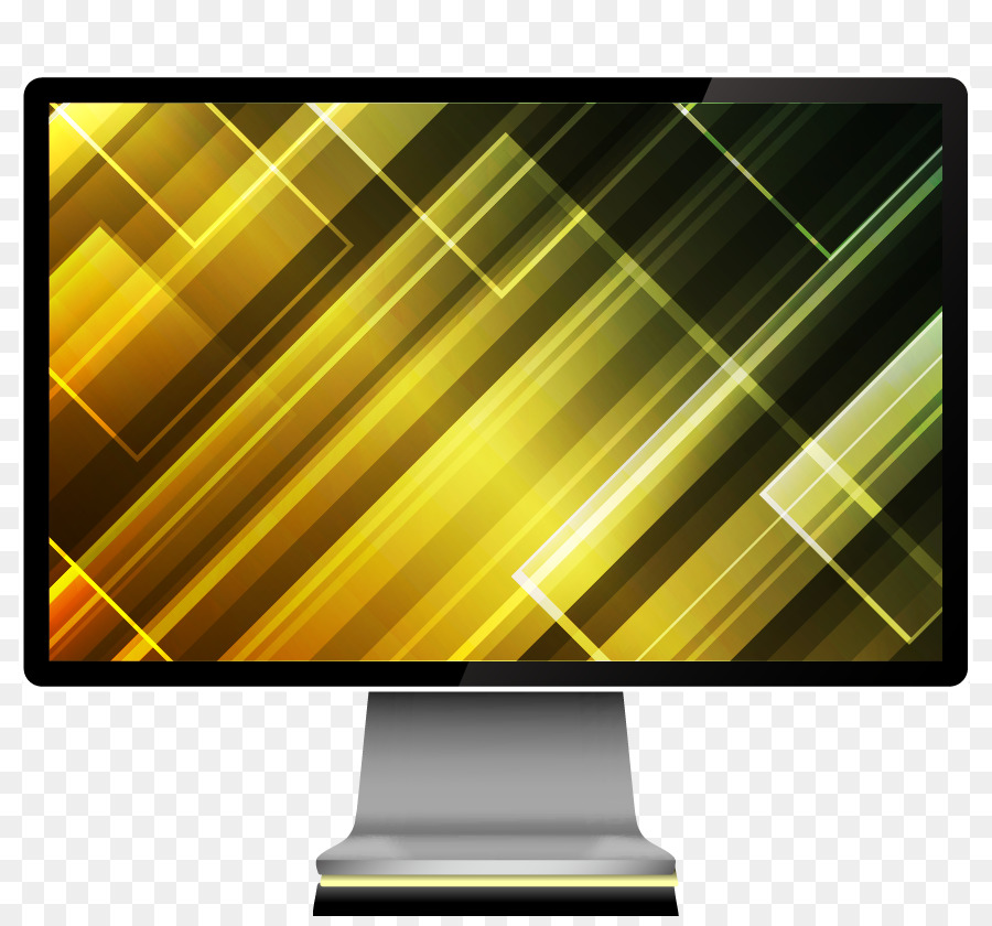 Licht Desktop Wallpaper-Gold-Grün-Tapete - Vektor Desktop Computer