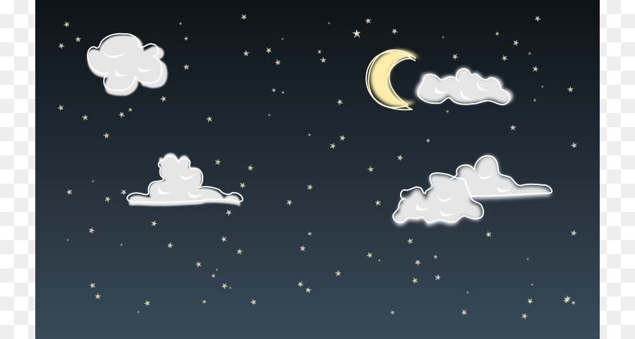 Cartoon Moon png download - 800*480 - Free Transparent Night Sky png  Download. - CleanPNG / KissPNG