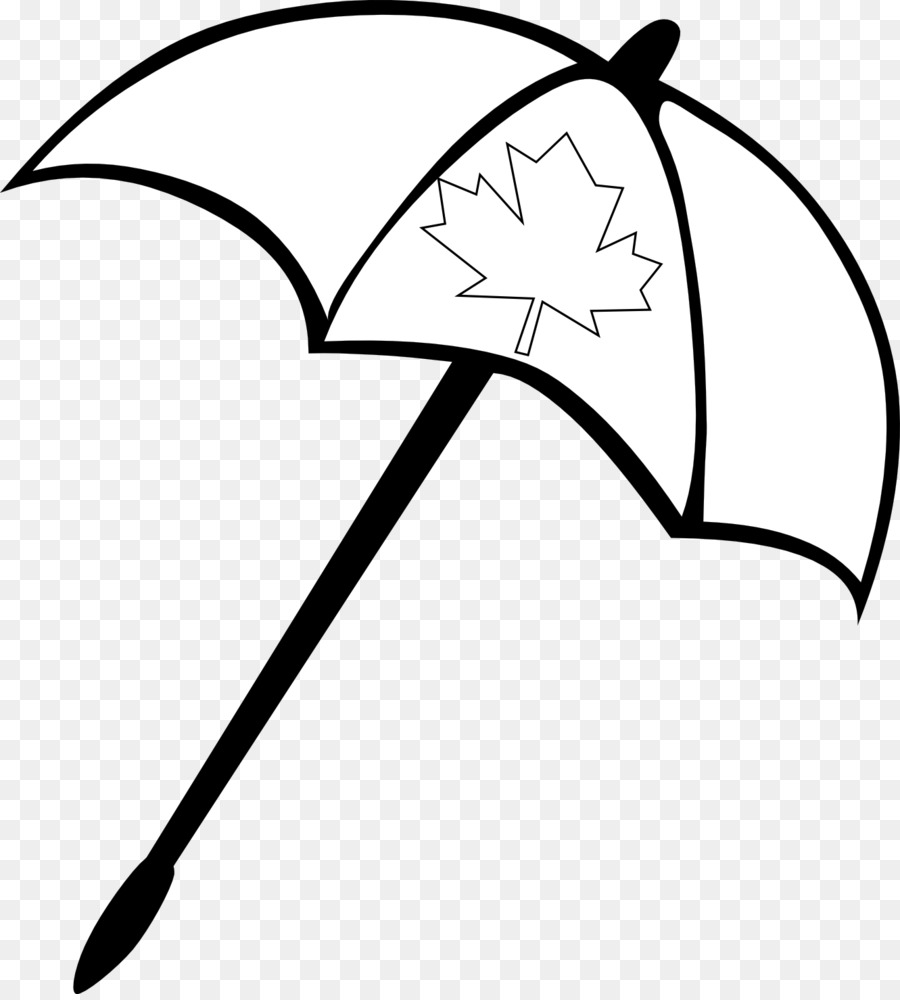 Regenschirm Schwarz und weiß-clipart - Vogel Dach Cliparts