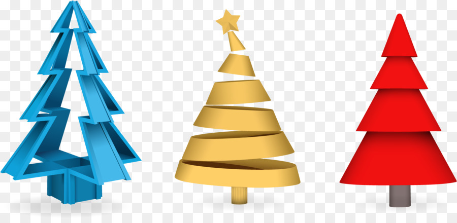 Weihnachtsbaum Christmas ornament - Drei-dimensionale Vektor, Weihnachten