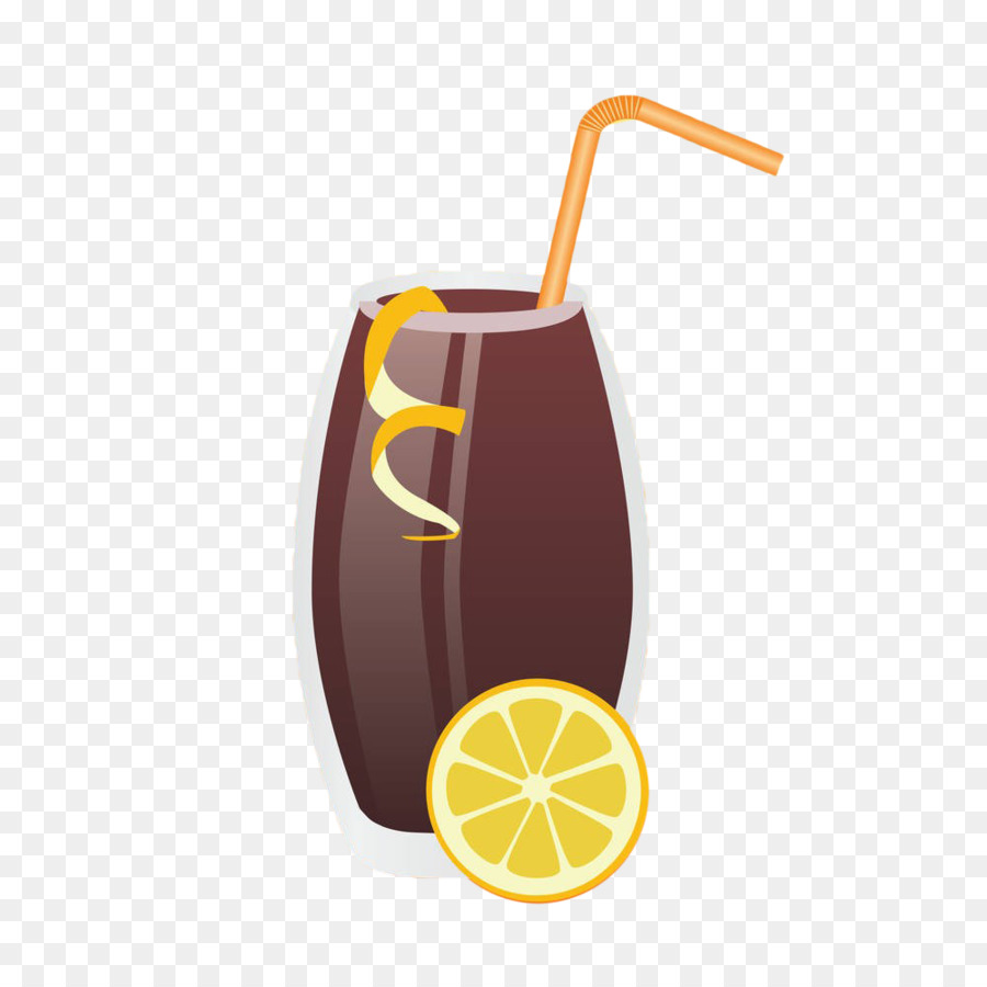 Succo Di Bevande Gassate Limone Cola - Dipinto a mano di limone, cola