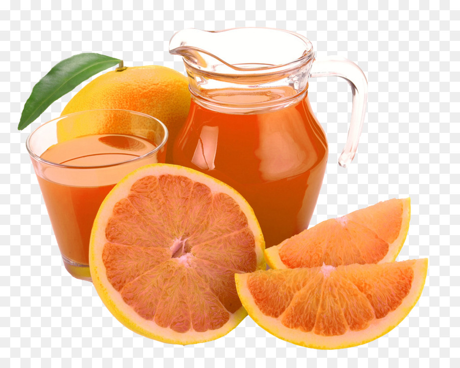 Orangensaft Smoothie Grapefruit-Saft - frisch gepresster Orangen Saft