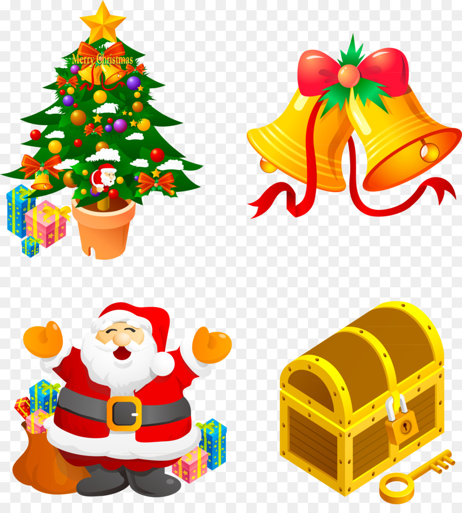 Mrs. Claus, Santa Claus, Weihnachten Computer-Icons - Santa Claus Christmas tree-element Vektor-material