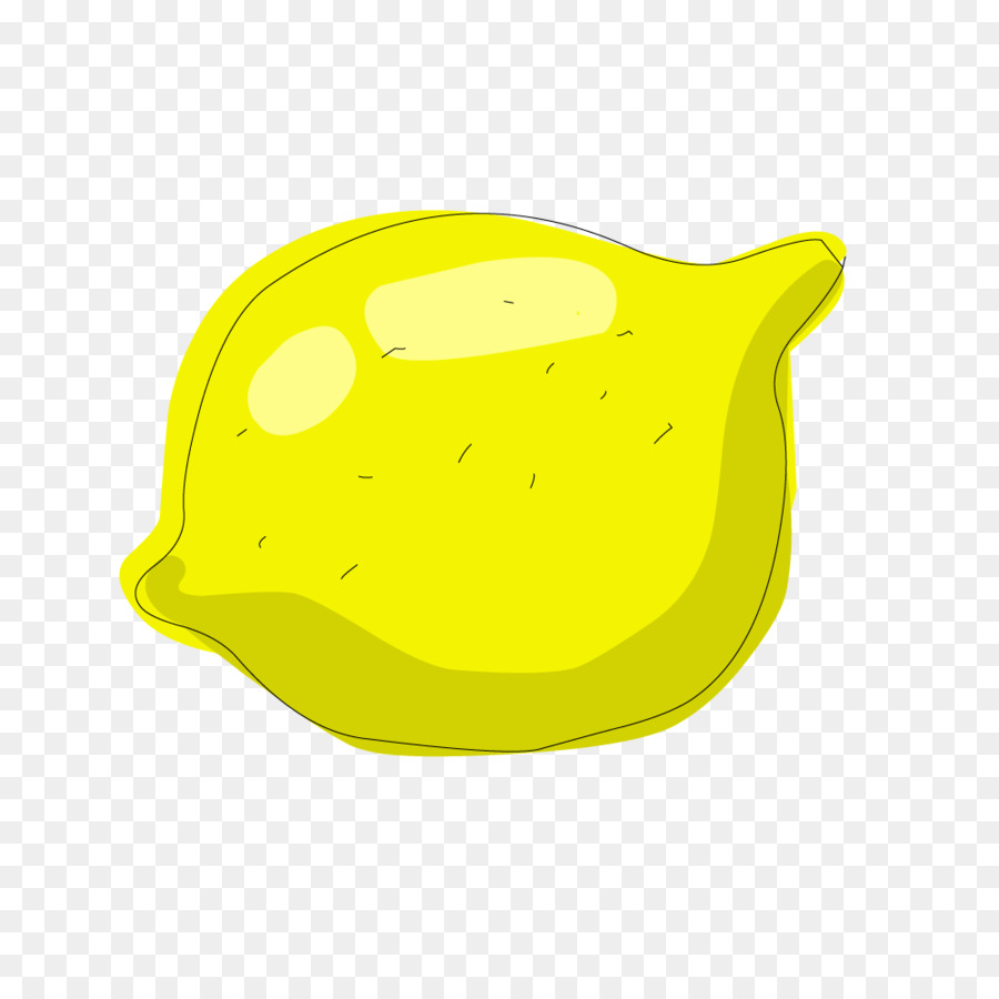 Cartoon Giallo, Illustrazione - Giallo limone modello
