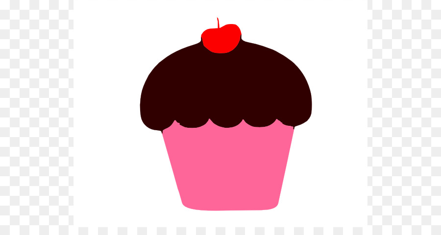 Cupcake Muffin con Glassa & a Velo Cartoon Clip art - Rosa Cupcake Clipart