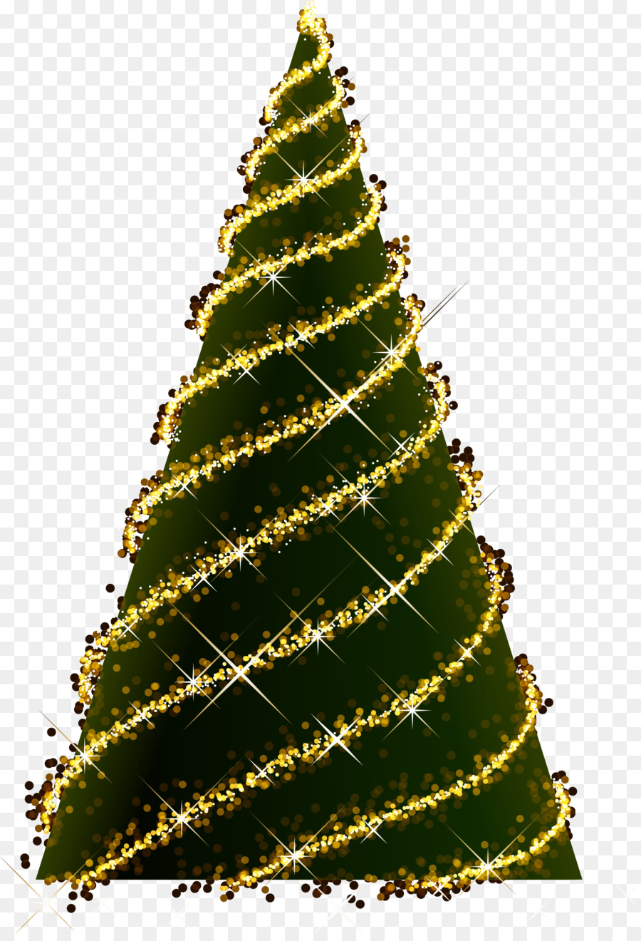 Weihnachten Baum, Cartoon - Cartoon-Grün-Weihnachten Baum