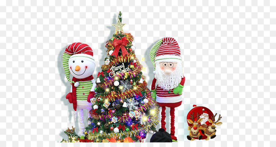 Ornamento di natale, di Babbo Natale, Renna, albero di Natale - albero di natale