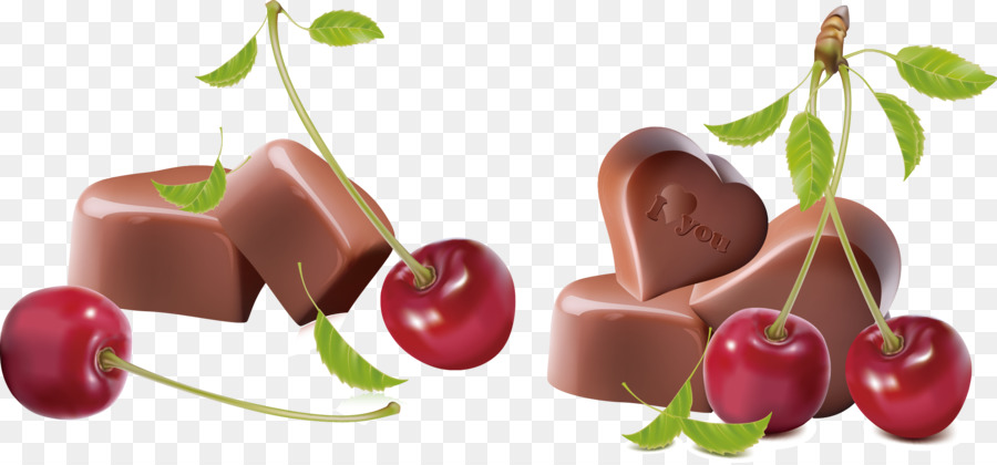 Chocolate-covered cherry-Pralinen-Cupcake Schokoladen-Kuchen mit Heißer Schokolade - Ich Liebe Schokolade und Kirschen
