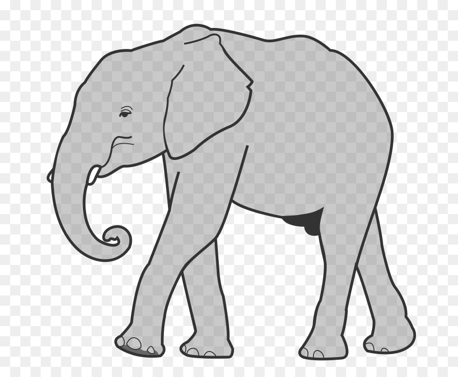 Indischer Elefant afrikanischer Elefant clipart - säugetier cliparts