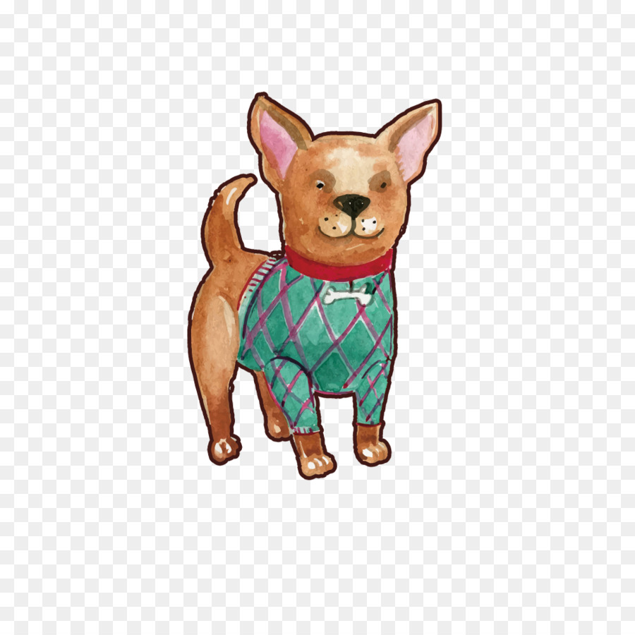 Con Chó Chihuahua Râu giống Chó - Tay sơn màu vàng con chó con dễ thương