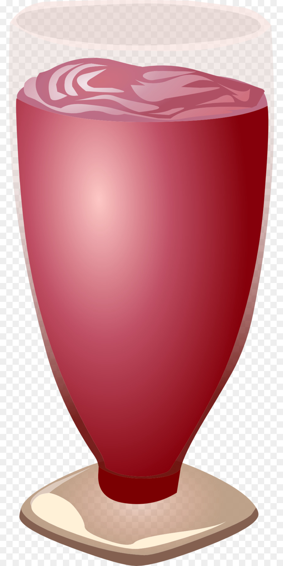 Smoothie-Milchshake Saft Clip-art - Schwebenden roten Saft