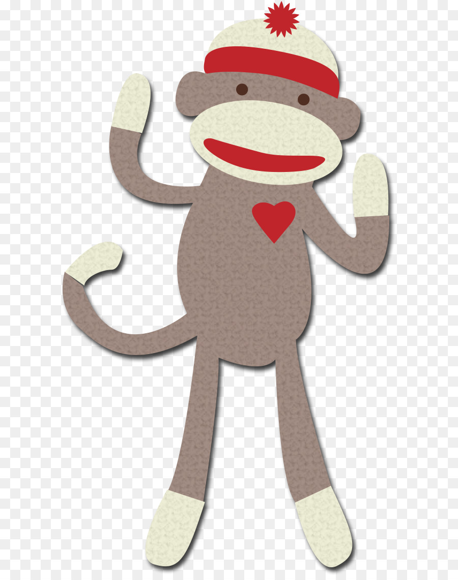 T-Shirt Sock Monkey Clip Art - Socken border cliparts