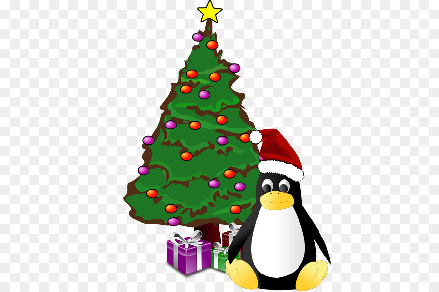 Chim cánh cụt cây Giáng sinh Clip nghệ thuật - Giáng Sinh Chim Cánh Cụt Hình Ảnh