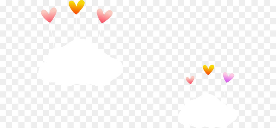 Il Petalo Di Sfondo Per Il Desktop Amore Palloncino Font - Cuore sulle nuvole