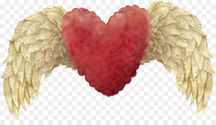 Cherub Flügel Clip-art - Herz Flügel