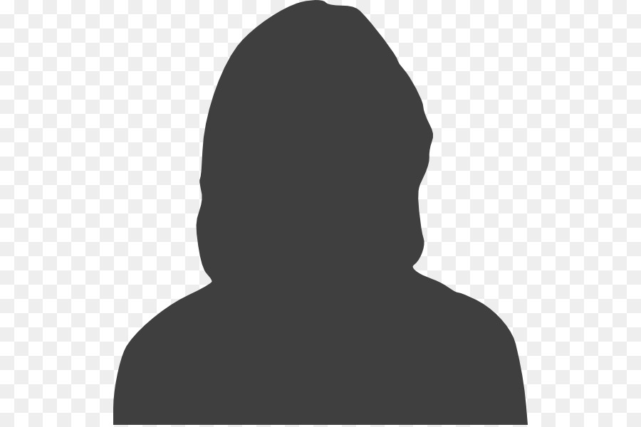 Silhouette Weibliche Frau Clip art - Kopfschuss Silhouette