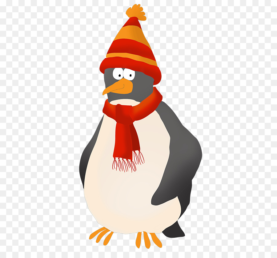 Pinguino Giorno del Nuovo Anno Nuovo Anno carta di arte di Clip - una sensazione di caldo clipart