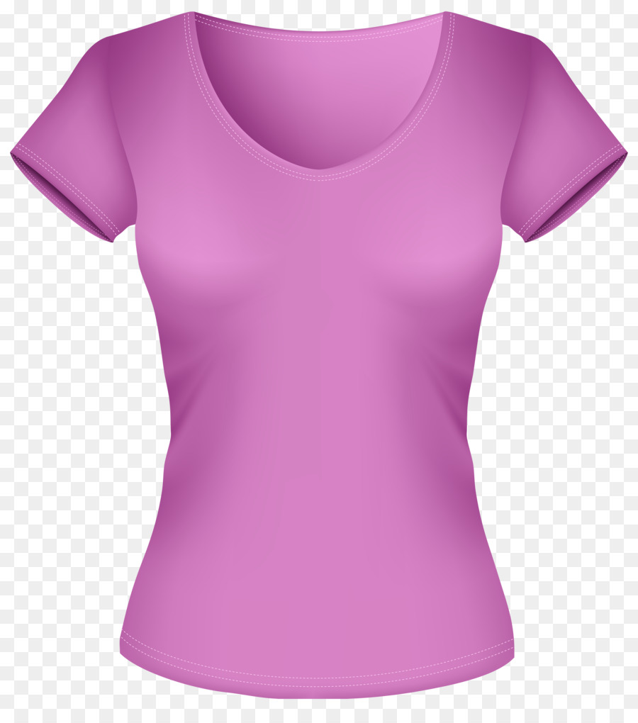 T-shirt Top Camicetta Clip art - rosa baseball clipart