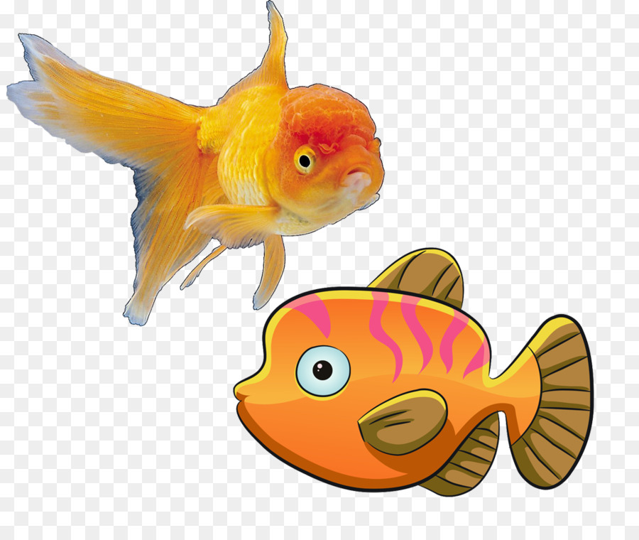 Tiefsee-Fisch Cartoon - Fisch Kreative Abbildung